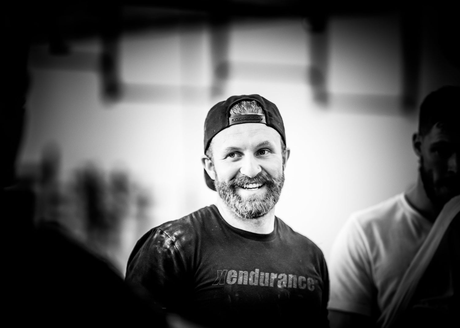 athlete preparing to work out